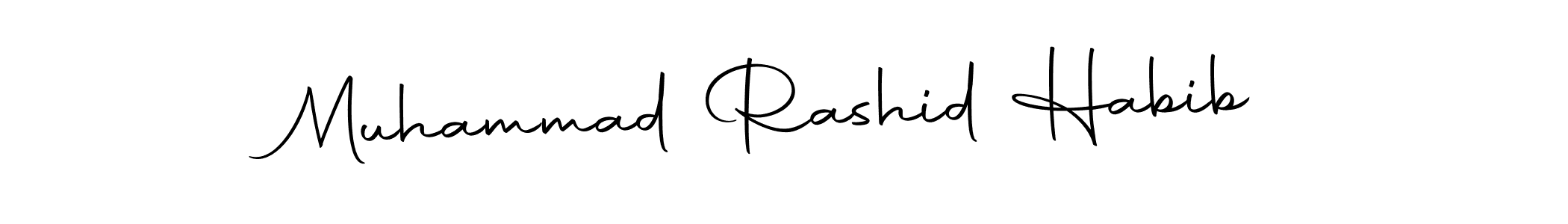 This is the best signature style for the Muhammad Rashid Habib name. Also you like these signature font (Autography-DOLnW). Mix name signature. Muhammad Rashid Habib signature style 10 images and pictures png