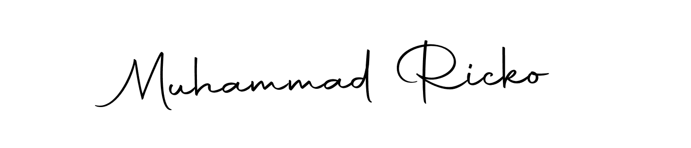 It looks lik you need a new signature style for name Muhammad Ricko. Design unique handwritten (Autography-DOLnW) signature with our free signature maker in just a few clicks. Muhammad Ricko signature style 10 images and pictures png