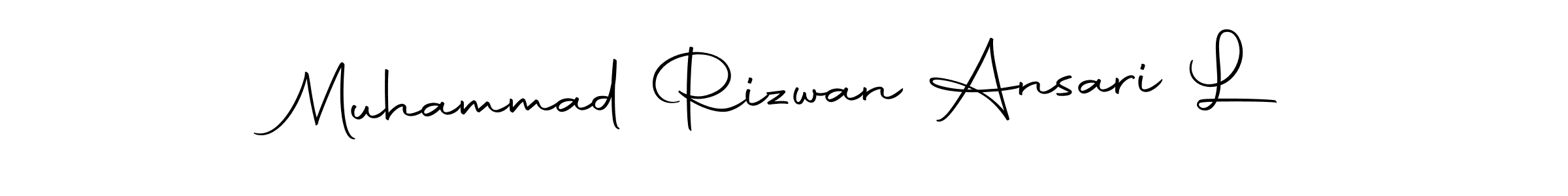 Make a beautiful signature design for name Muhammad Rizwan Ansari L. With this signature (Autography-DOLnW) style, you can create a handwritten signature for free. Muhammad Rizwan Ansari L signature style 10 images and pictures png
