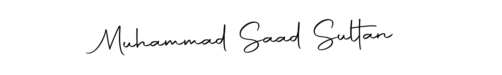 Also we have Muhammad Saad Sultan name is the best signature style. Create professional handwritten signature collection using Autography-DOLnW autograph style. Muhammad Saad Sultan signature style 10 images and pictures png