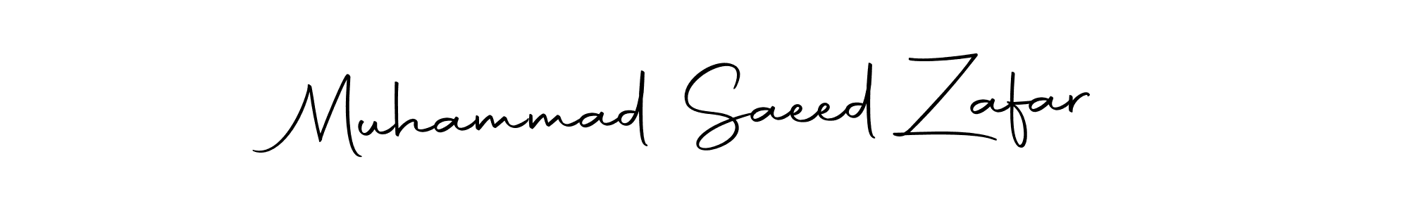 Also we have Muhammad Saeed Zafar name is the best signature style. Create professional handwritten signature collection using Autography-DOLnW autograph style. Muhammad Saeed Zafar signature style 10 images and pictures png