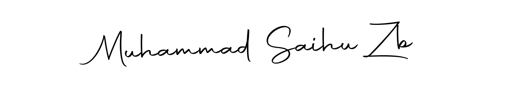 The best way (Autography-DOLnW) to make a short signature is to pick only two or three words in your name. The name Muhammad Saihu Zb include a total of six letters. For converting this name. Muhammad Saihu Zb signature style 10 images and pictures png