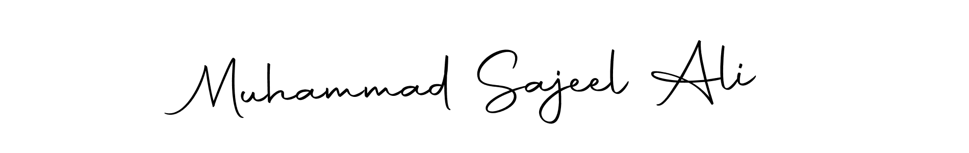 if you are searching for the best signature style for your name Muhammad Sajeel Ali. so please give up your signature search. here we have designed multiple signature styles  using Autography-DOLnW. Muhammad Sajeel Ali signature style 10 images and pictures png