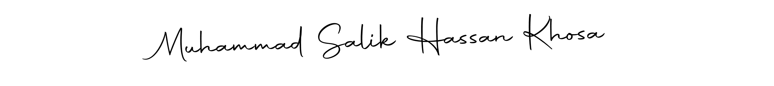 Also You can easily find your signature by using the search form. We will create Muhammad Salik Hassan Khosa name handwritten signature images for you free of cost using Autography-DOLnW sign style. Muhammad Salik Hassan Khosa signature style 10 images and pictures png