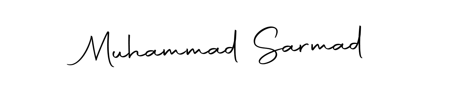 You should practise on your own different ways (Autography-DOLnW) to write your name (Muhammad Sarmad) in signature. don't let someone else do it for you. Muhammad Sarmad signature style 10 images and pictures png