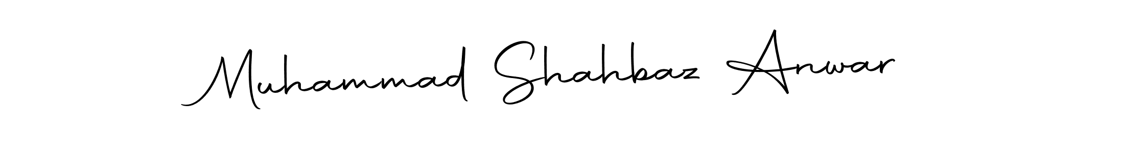 Design your own signature with our free online signature maker. With this signature software, you can create a handwritten (Autography-DOLnW) signature for name Muhammad Shahbaz Anwar. Muhammad Shahbaz Anwar signature style 10 images and pictures png