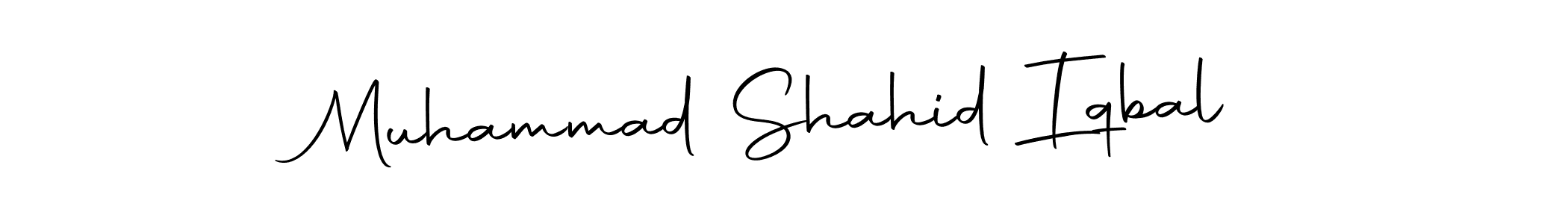 Make a short Muhammad Shahid Iqbal signature style. Manage your documents anywhere anytime using Autography-DOLnW. Create and add eSignatures, submit forms, share and send files easily. Muhammad Shahid Iqbal signature style 10 images and pictures png