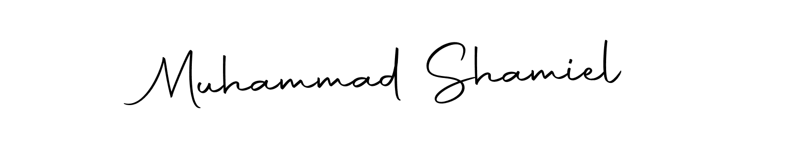 The best way (Autography-DOLnW) to make a short signature is to pick only two or three words in your name. The name Muhammad Shamiel include a total of six letters. For converting this name. Muhammad Shamiel signature style 10 images and pictures png