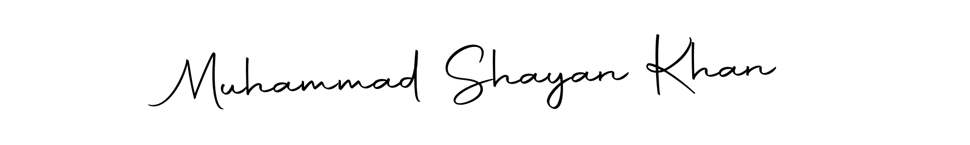 Make a short Muhammad Shayan Khan signature style. Manage your documents anywhere anytime using Autography-DOLnW. Create and add eSignatures, submit forms, share and send files easily. Muhammad Shayan Khan signature style 10 images and pictures png