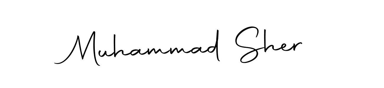 It looks lik you need a new signature style for name Muhammad Sher. Design unique handwritten (Autography-DOLnW) signature with our free signature maker in just a few clicks. Muhammad Sher signature style 10 images and pictures png