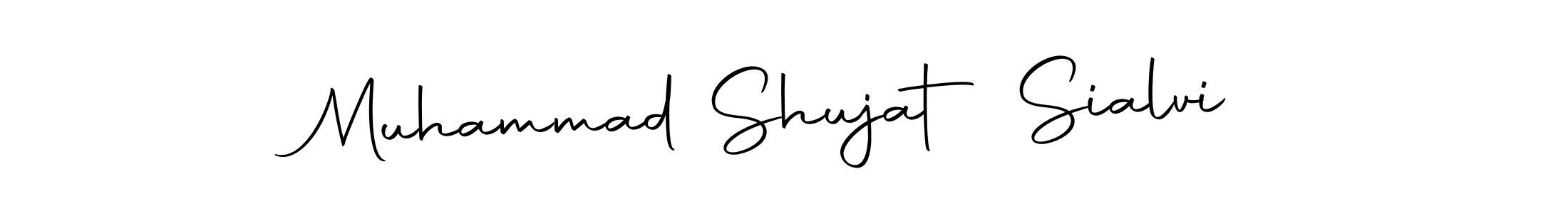 Create a beautiful signature design for name Muhammad Shujat Sialvi. With this signature (Autography-DOLnW) fonts, you can make a handwritten signature for free. Muhammad Shujat Sialvi signature style 10 images and pictures png