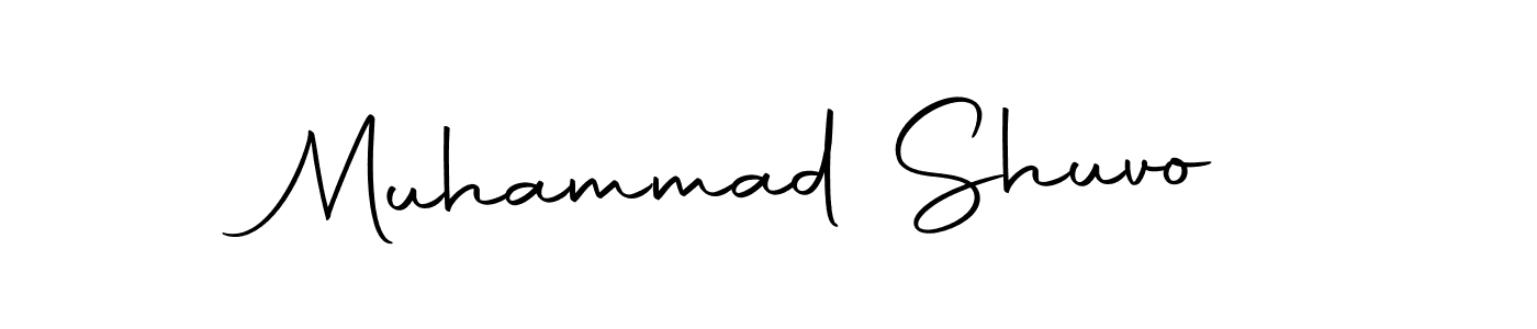 Design your own signature with our free online signature maker. With this signature software, you can create a handwritten (Autography-DOLnW) signature for name Muhammad Shuvo. Muhammad Shuvo signature style 10 images and pictures png