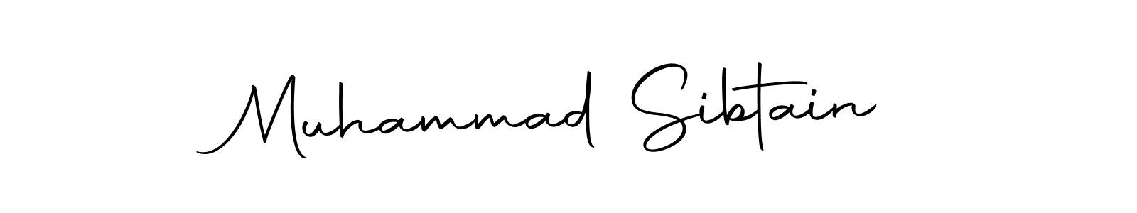 Make a beautiful signature design for name Muhammad Sibtain. With this signature (Autography-DOLnW) style, you can create a handwritten signature for free. Muhammad Sibtain signature style 10 images and pictures png