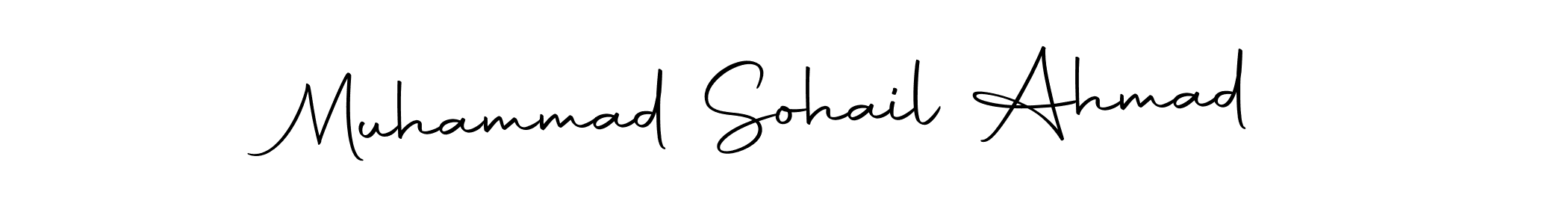 It looks lik you need a new signature style for name Muhammad Sohail Ahmad. Design unique handwritten (Autography-DOLnW) signature with our free signature maker in just a few clicks. Muhammad Sohail Ahmad signature style 10 images and pictures png