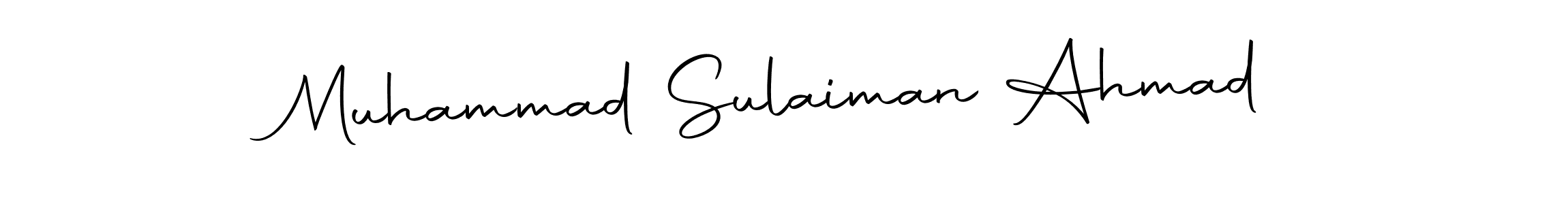 Autography-DOLnW is a professional signature style that is perfect for those who want to add a touch of class to their signature. It is also a great choice for those who want to make their signature more unique. Get Muhammad Sulaiman Ahmad name to fancy signature for free. Muhammad Sulaiman Ahmad signature style 10 images and pictures png