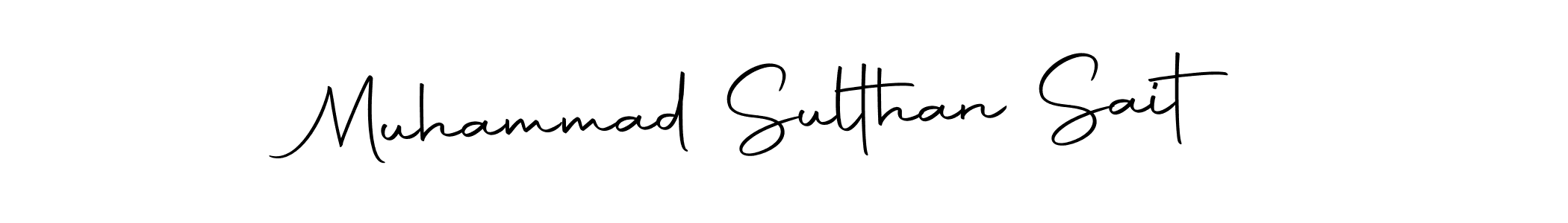 Create a beautiful signature design for name Muhammad Sulthan Sait. With this signature (Autography-DOLnW) fonts, you can make a handwritten signature for free. Muhammad Sulthan Sait signature style 10 images and pictures png