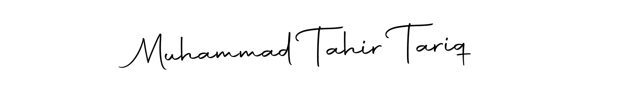 Create a beautiful signature design for name Muhammad Tahir Tariq. With this signature (Autography-DOLnW) fonts, you can make a handwritten signature for free. Muhammad Tahir Tariq signature style 10 images and pictures png