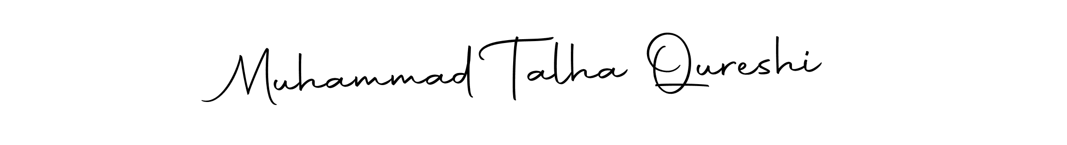 Use a signature maker to create a handwritten signature online. With this signature software, you can design (Autography-DOLnW) your own signature for name Muhammad Talha Qureshi. Muhammad Talha Qureshi signature style 10 images and pictures png