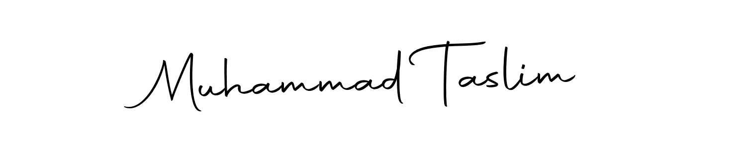 Muhammad Taslim stylish signature style. Best Handwritten Sign (Autography-DOLnW) for my name. Handwritten Signature Collection Ideas for my name Muhammad Taslim. Muhammad Taslim signature style 10 images and pictures png