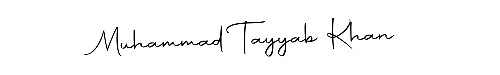 Use a signature maker to create a handwritten signature online. With this signature software, you can design (Autography-DOLnW) your own signature for name Muhammad Tayyab Khan. Muhammad Tayyab Khan signature style 10 images and pictures png