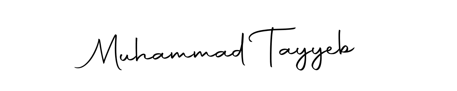 Design your own signature with our free online signature maker. With this signature software, you can create a handwritten (Autography-DOLnW) signature for name Muhammad Tayyeb. Muhammad Tayyeb signature style 10 images and pictures png