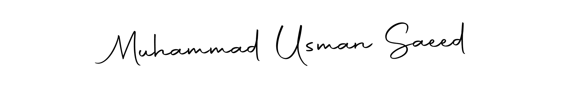 Make a short Muhammad Usman Saeed signature style. Manage your documents anywhere anytime using Autography-DOLnW. Create and add eSignatures, submit forms, share and send files easily. Muhammad Usman Saeed signature style 10 images and pictures png