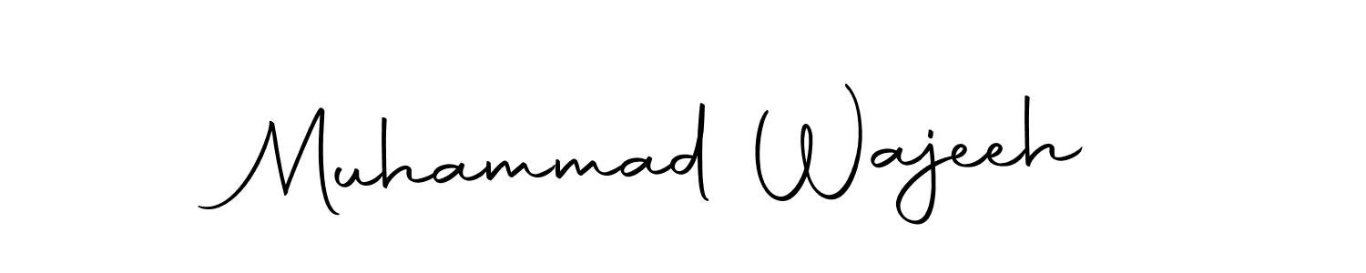The best way (Autography-DOLnW) to make a short signature is to pick only two or three words in your name. The name Muhammad Wajeeh include a total of six letters. For converting this name. Muhammad Wajeeh signature style 10 images and pictures png