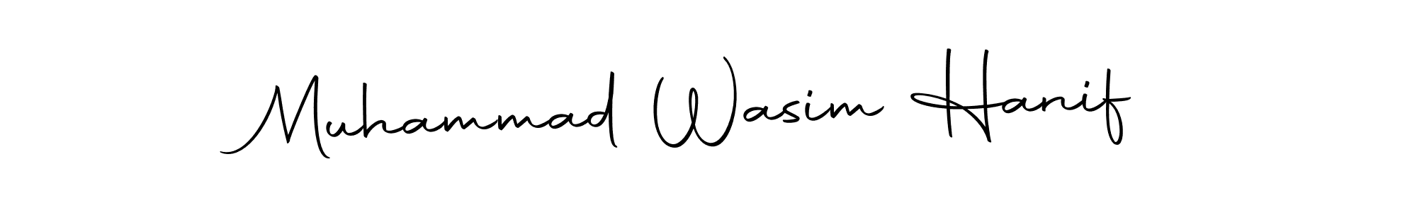 Muhammad Wasim Hanif stylish signature style. Best Handwritten Sign (Autography-DOLnW) for my name. Handwritten Signature Collection Ideas for my name Muhammad Wasim Hanif. Muhammad Wasim Hanif signature style 10 images and pictures png