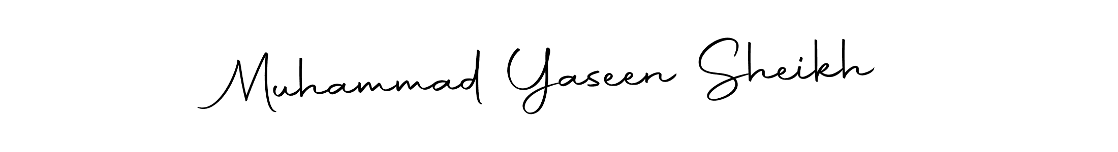 Also we have Muhammad Yaseen Sheikh name is the best signature style. Create professional handwritten signature collection using Autography-DOLnW autograph style. Muhammad Yaseen Sheikh signature style 10 images and pictures png