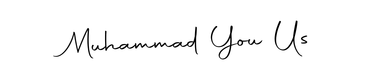 Use a signature maker to create a handwritten signature online. With this signature software, you can design (Autography-DOLnW) your own signature for name Muhammad You Us. Muhammad You Us signature style 10 images and pictures png