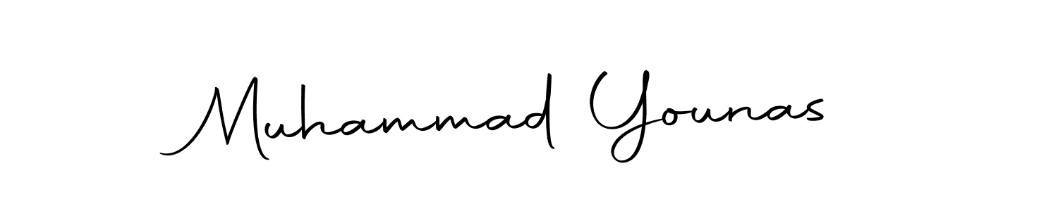 Use a signature maker to create a handwritten signature online. With this signature software, you can design (Autography-DOLnW) your own signature for name Muhammad Younas. Muhammad Younas signature style 10 images and pictures png