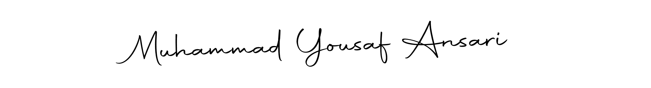 Make a beautiful signature design for name Muhammad Yousaf Ansari. Use this online signature maker to create a handwritten signature for free. Muhammad Yousaf Ansari signature style 10 images and pictures png