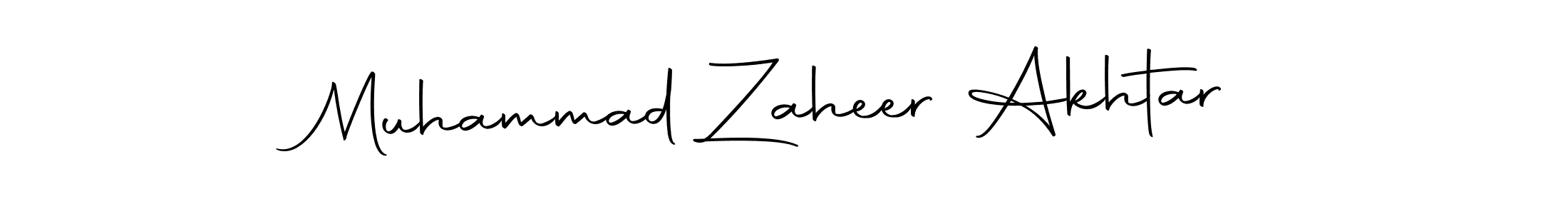 Make a beautiful signature design for name Muhammad Zaheer Akhtar. With this signature (Autography-DOLnW) style, you can create a handwritten signature for free. Muhammad Zaheer Akhtar signature style 10 images and pictures png