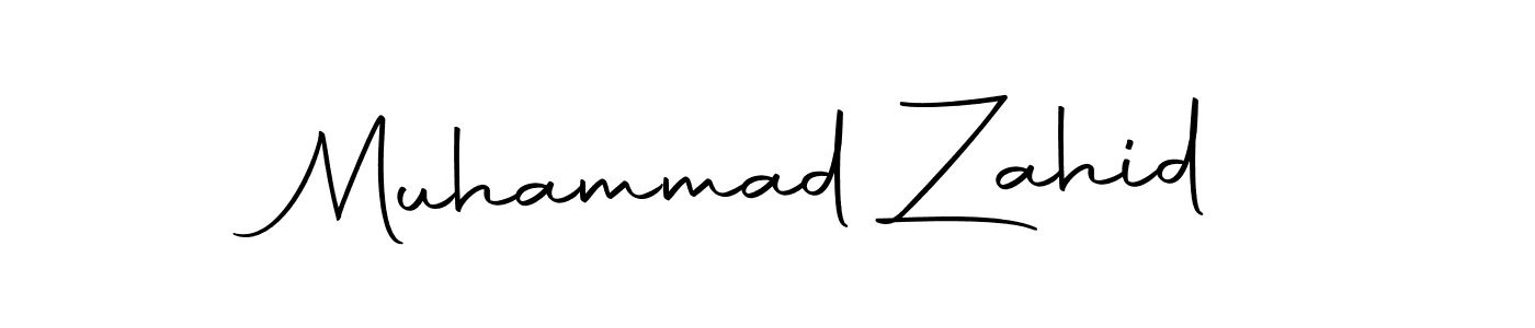 Muhammad Zahid stylish signature style. Best Handwritten Sign (Autography-DOLnW) for my name. Handwritten Signature Collection Ideas for my name Muhammad Zahid. Muhammad Zahid signature style 10 images and pictures png