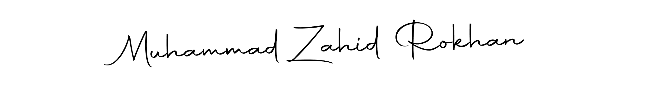 Similarly Autography-DOLnW is the best handwritten signature design. Signature creator online .You can use it as an online autograph creator for name Muhammad Zahid Rokhan. Muhammad Zahid Rokhan signature style 10 images and pictures png