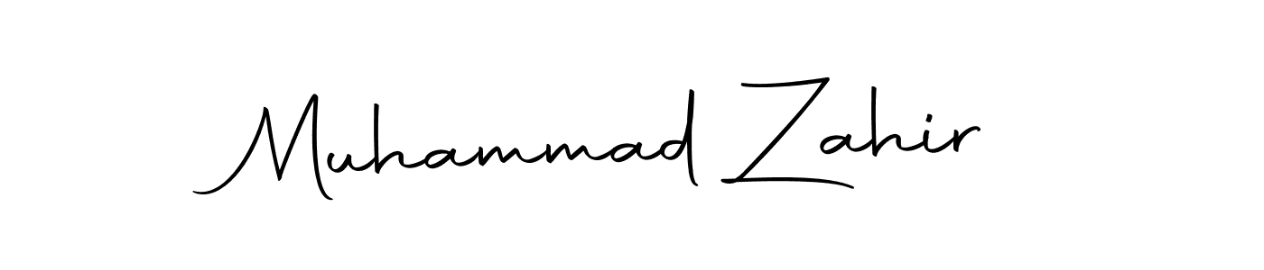 Make a beautiful signature design for name Muhammad Zahir. With this signature (Autography-DOLnW) style, you can create a handwritten signature for free. Muhammad Zahir signature style 10 images and pictures png