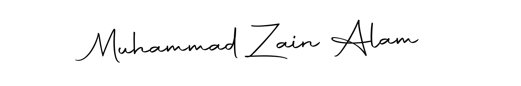 Make a beautiful signature design for name Muhammad Zain Alam. With this signature (Autography-DOLnW) style, you can create a handwritten signature for free. Muhammad Zain Alam signature style 10 images and pictures png