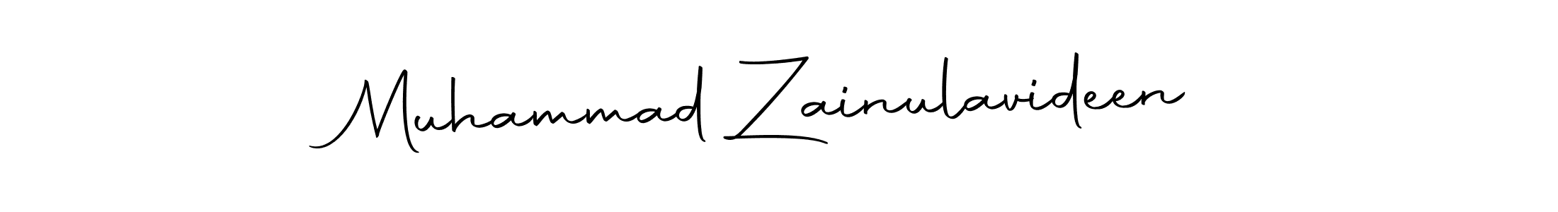 Make a short Muhammad Zainulavideen signature style. Manage your documents anywhere anytime using Autography-DOLnW. Create and add eSignatures, submit forms, share and send files easily. Muhammad Zainulavideen signature style 10 images and pictures png