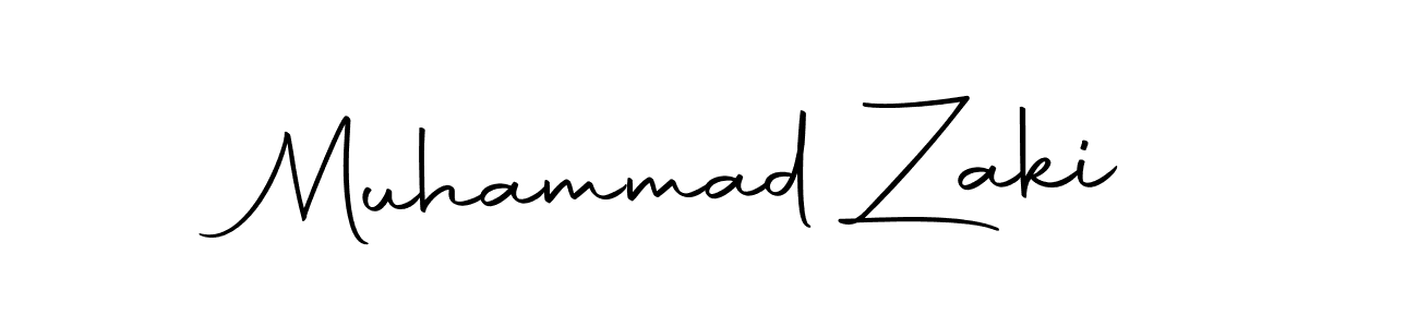 Design your own signature with our free online signature maker. With this signature software, you can create a handwritten (Autography-DOLnW) signature for name Muhammad Zaki. Muhammad Zaki signature style 10 images and pictures png