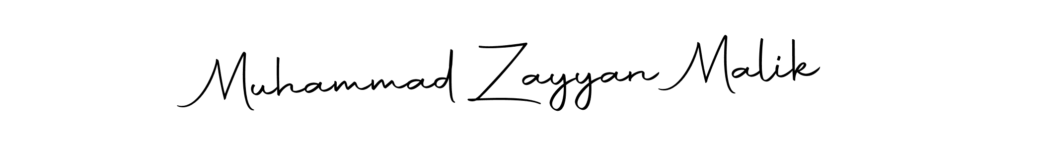 Use a signature maker to create a handwritten signature online. With this signature software, you can design (Autography-DOLnW) your own signature for name Muhammad Zayyan Malik. Muhammad Zayyan Malik signature style 10 images and pictures png