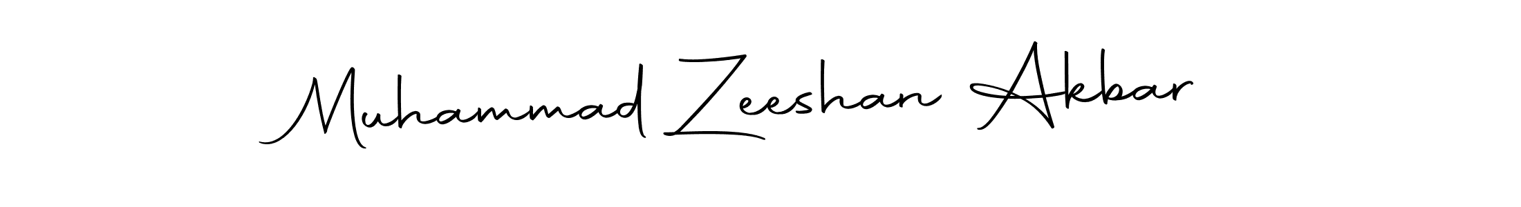 Create a beautiful signature design for name Muhammad Zeeshan Akbar. With this signature (Autography-DOLnW) fonts, you can make a handwritten signature for free. Muhammad Zeeshan Akbar signature style 10 images and pictures png