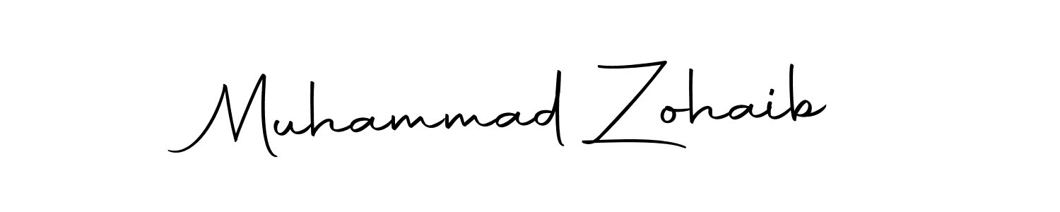 Use a signature maker to create a handwritten signature online. With this signature software, you can design (Autography-DOLnW) your own signature for name Muhammad Zohaib. Muhammad Zohaib signature style 10 images and pictures png