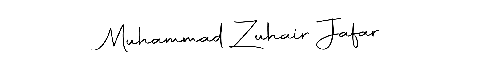 How to make Muhammad Zuhair Jafar name signature. Use Autography-DOLnW style for creating short signs online. This is the latest handwritten sign. Muhammad Zuhair Jafar signature style 10 images and pictures png
