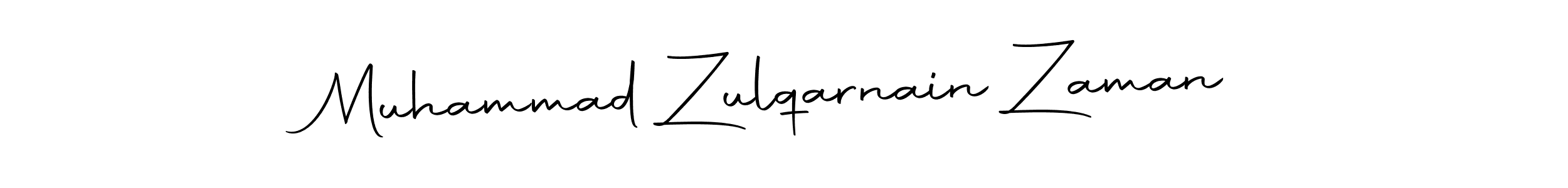 Create a beautiful signature design for name Muhammad Zulqarnain Zaman. With this signature (Autography-DOLnW) fonts, you can make a handwritten signature for free. Muhammad Zulqarnain Zaman signature style 10 images and pictures png