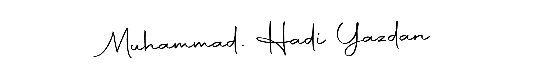 if you are searching for the best signature style for your name Muhammad. Hadi Yazdan. so please give up your signature search. here we have designed multiple signature styles  using Autography-DOLnW. Muhammad. Hadi Yazdan signature style 10 images and pictures png