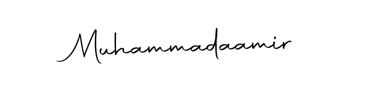 Make a beautiful signature design for name Muhammadaamir. With this signature (Autography-DOLnW) style, you can create a handwritten signature for free. Muhammadaamir signature style 10 images and pictures png