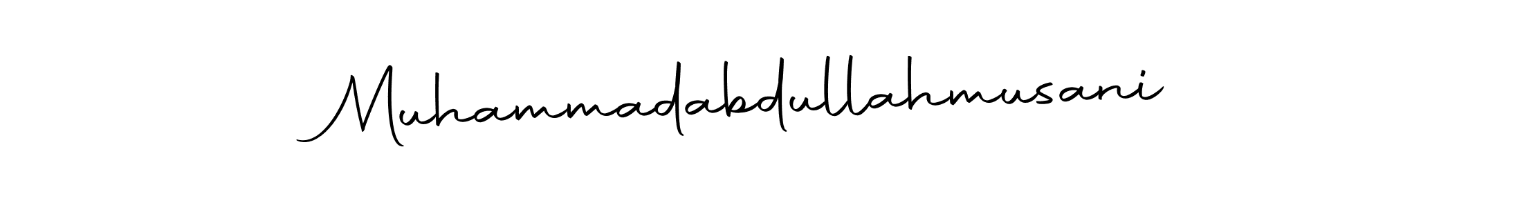 Here are the top 10 professional signature styles for the name Muhammadabdullahmusani. These are the best autograph styles you can use for your name. Muhammadabdullahmusani signature style 10 images and pictures png