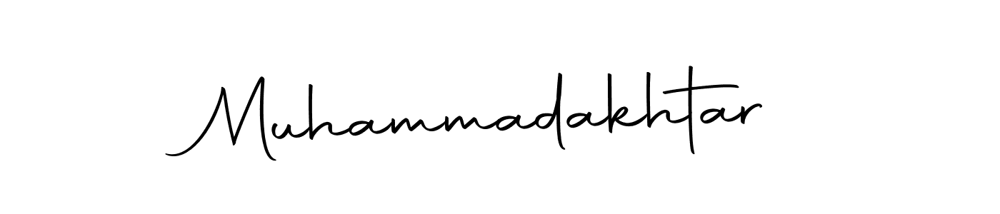 Make a beautiful signature design for name Muhammadakhtar. With this signature (Autography-DOLnW) style, you can create a handwritten signature for free. Muhammadakhtar signature style 10 images and pictures png