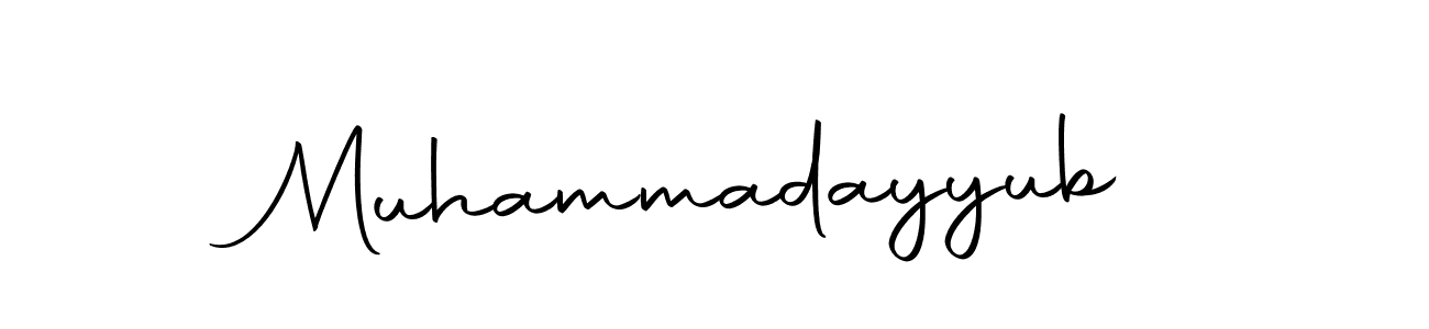 Make a beautiful signature design for name Muhammadayyub. With this signature (Autography-DOLnW) style, you can create a handwritten signature for free. Muhammadayyub signature style 10 images and pictures png