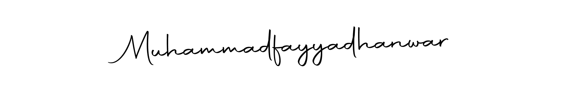 if you are searching for the best signature style for your name Muhammadfayyadhanwar. so please give up your signature search. here we have designed multiple signature styles  using Autography-DOLnW. Muhammadfayyadhanwar signature style 10 images and pictures png